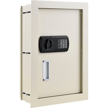 GLOBAL INDUSTRIAL Residential Safes Expandable Depth Wall Safe - 15W x 3-1/4-6D x 22-1/8H 493492N